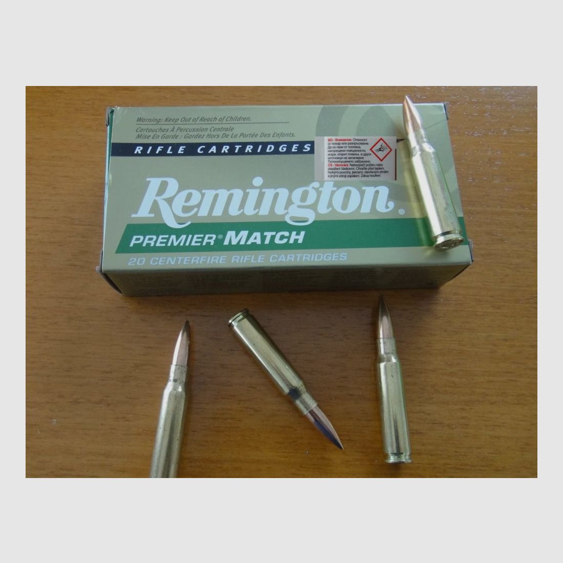 Remington Remington Premier Match .308Win. 10,9g/168grs., Bild 1 von 2