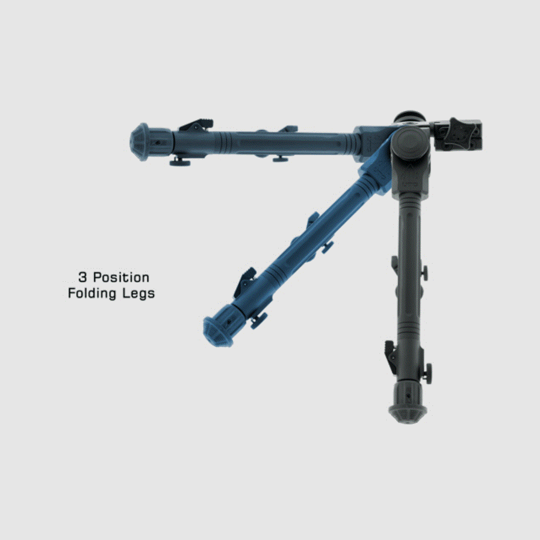 UTG Over Bore Bipod, 7″-11″ Center Height, Picatinny, image 12 of 15