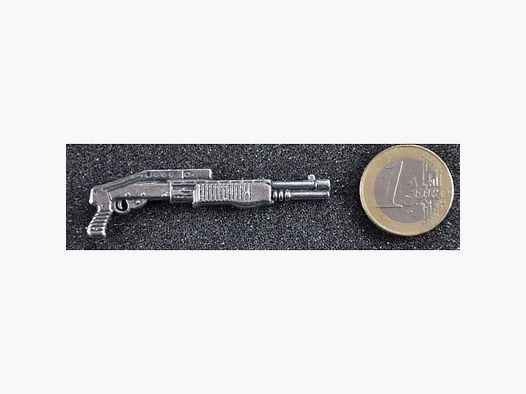Taktische Schrotflinte SPAS als Metall-Anstecker