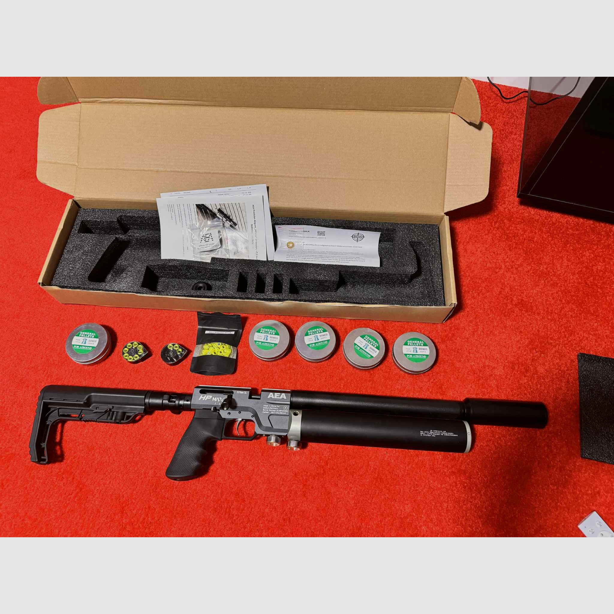 rápidamente sin usar AEA HPMax F-Serie MK1 (7,5 julios) calibre .35 / 9mm