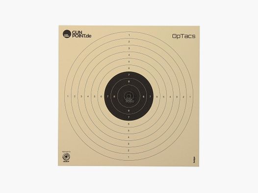 Cible de pistolet à air 17 x 17 cm - différents emballages