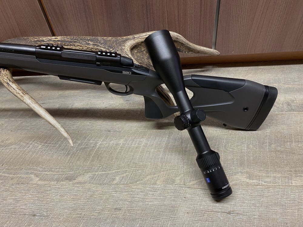 Sako S20, with Zeiss Conquest V4 3-12x56, without rail