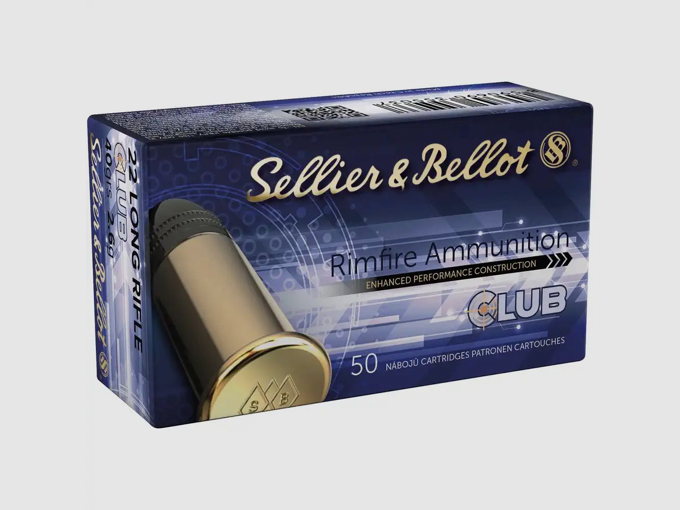 Sellier & Bellot CLUB .22lr, kaliber