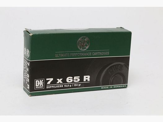 RWS double core DK 7x65R ammunition