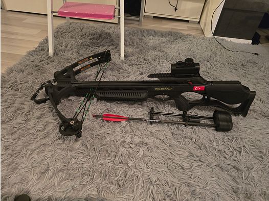 Barnett Wildcat C7 Compound-Armbrust Set – Kompletny zestaw w tym celownik Red Dot, kołczan, strzały i wyściełana torba na sprzedaż