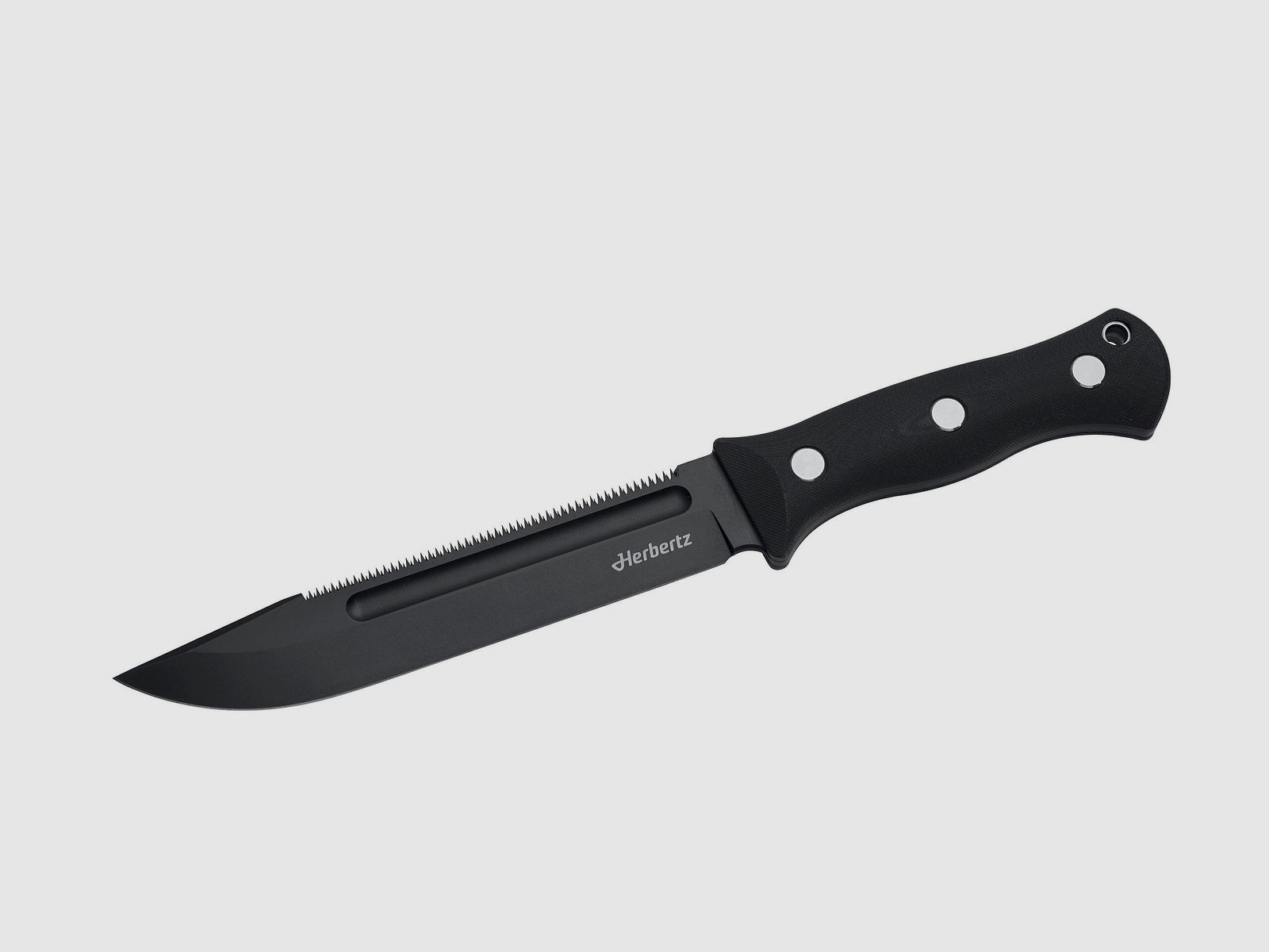 Herbertz Outdoor- und Survivalmesser D2 mit G10-Griff