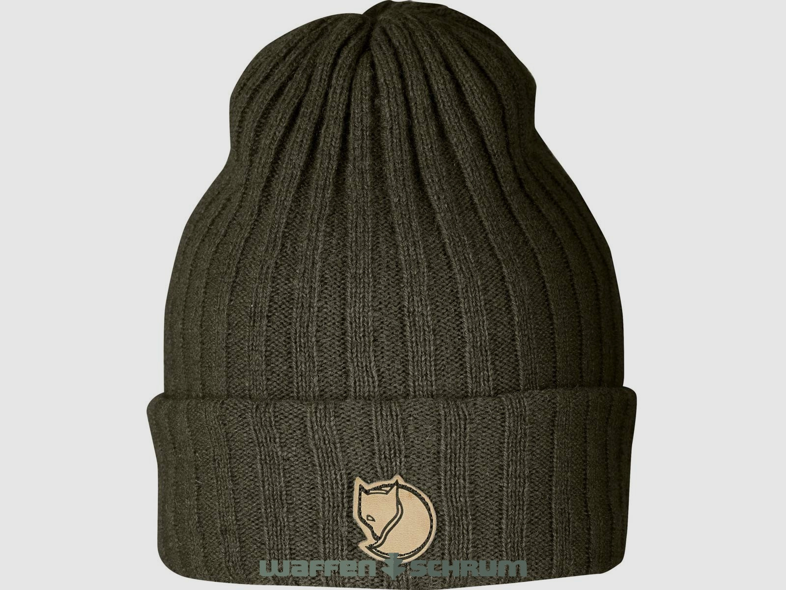 Fjällräven Strickmütze Byron Hat Dark Olive - Taupe