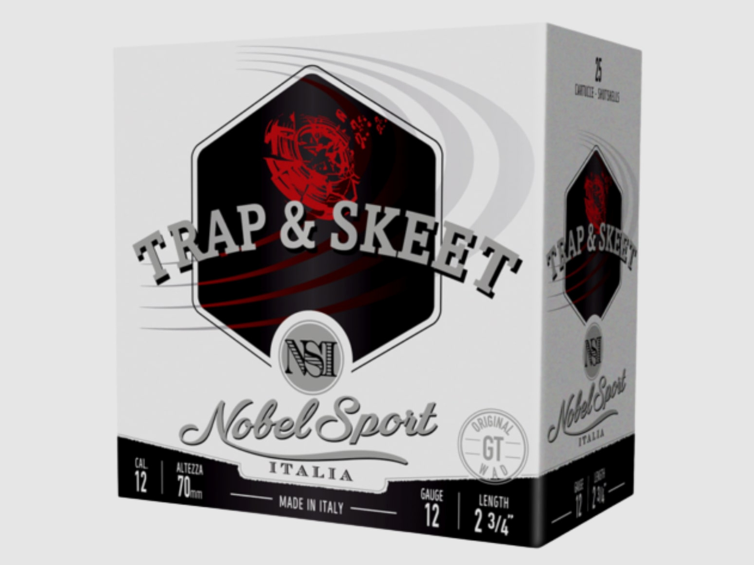 Nobel Sport Italia 12/70 Trap und Skeet Trap T7,5 2,4mm - 24g