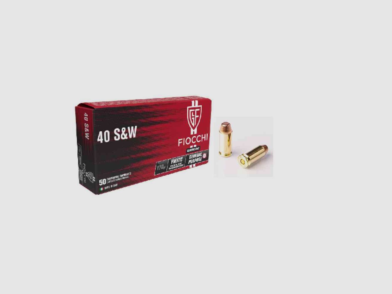FIOCCHI .40S&W VM TC 11,02 g / 170grs 50 pz