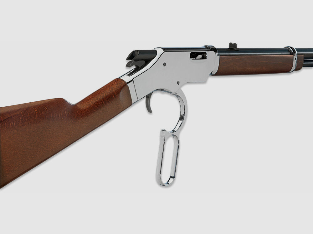 Uberti 1887 Scout Carbine Silver Boy LL 47cm, 15 Schuss inkl. Pica. Schiene Auf Lager