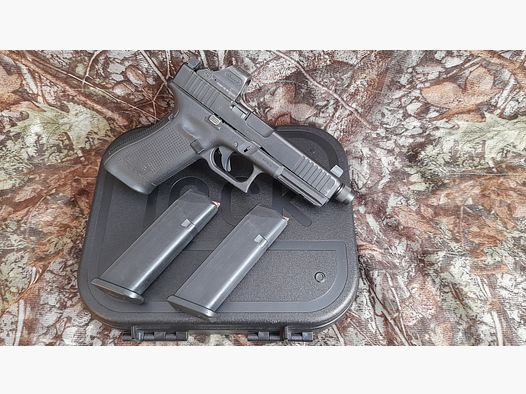 Glock 17 Gen 5 MOS mit Holosun HE508T-RD Reddot und Mündungsgewinde