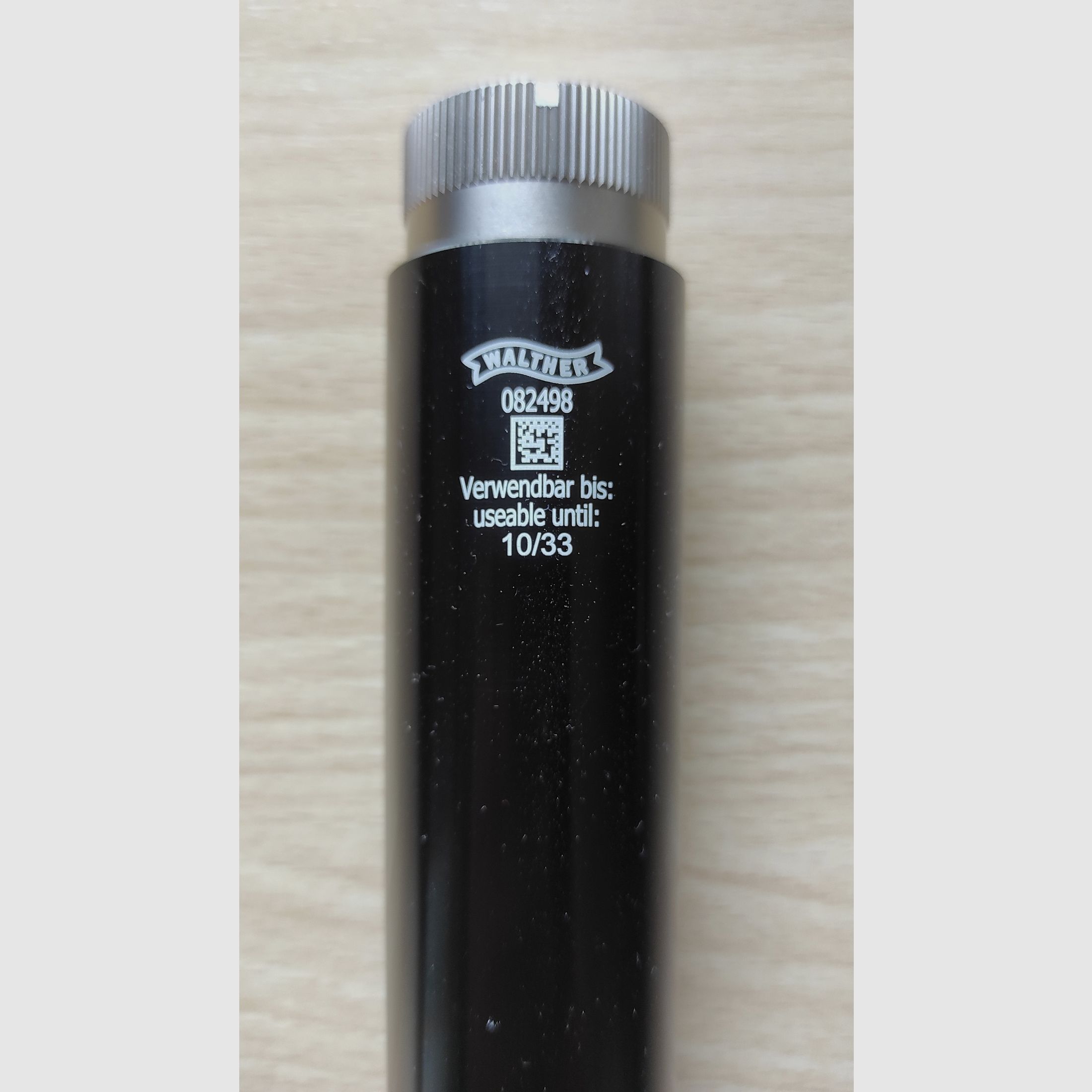 Aluminium Pressluftkartusche für Walther Luftgewehr 