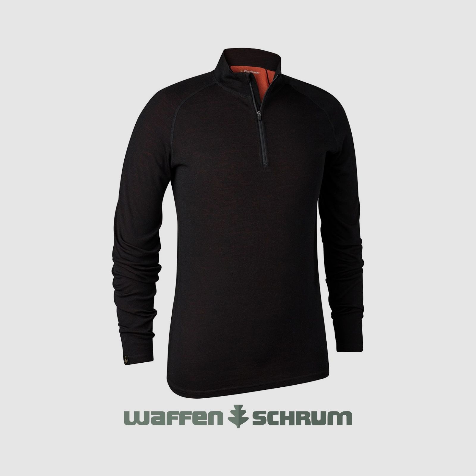 Deerhunter undershirt Quinn Merino Halfzip