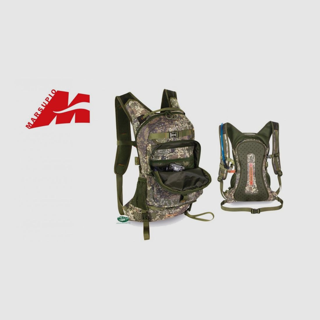MARSUPIO Rucksack Wildleder Camouflage für Büchse 18l, Bild 2 von 2