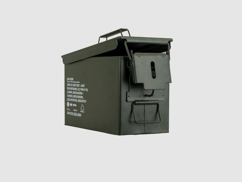 German Tactical Systems valigetta per munizioni BW cassetta per munizioni - misura NATO 2 (12,7 mm / .50 cal), immagine 1 di 2