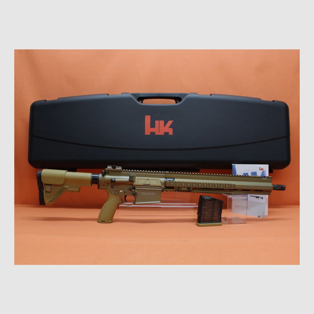 Heckler&Koch Ha.Büchse .308Win Heckler&Koch/H&K MR308 A3 28 16,5" Lauf RAL8000, Gas-Piston-System HK417/G28
