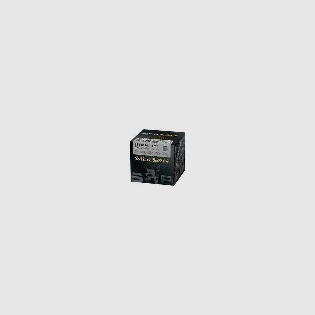 Sellier & Bellot S&B FMJ 55grs - 100pcs