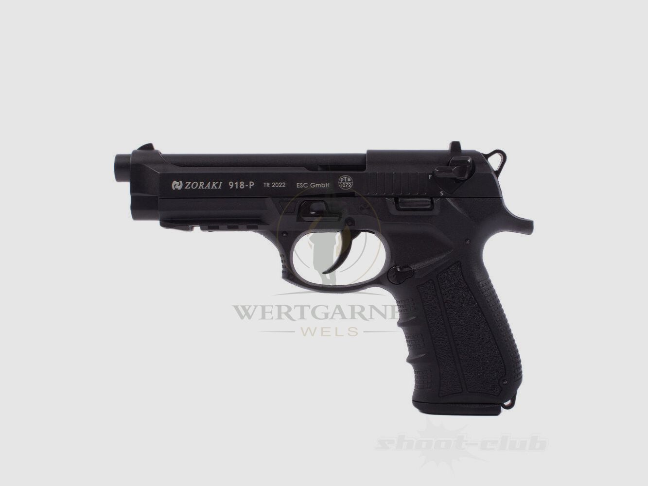 Zoraki 918 9mm P.A.K. nero, immagine 1 di 3