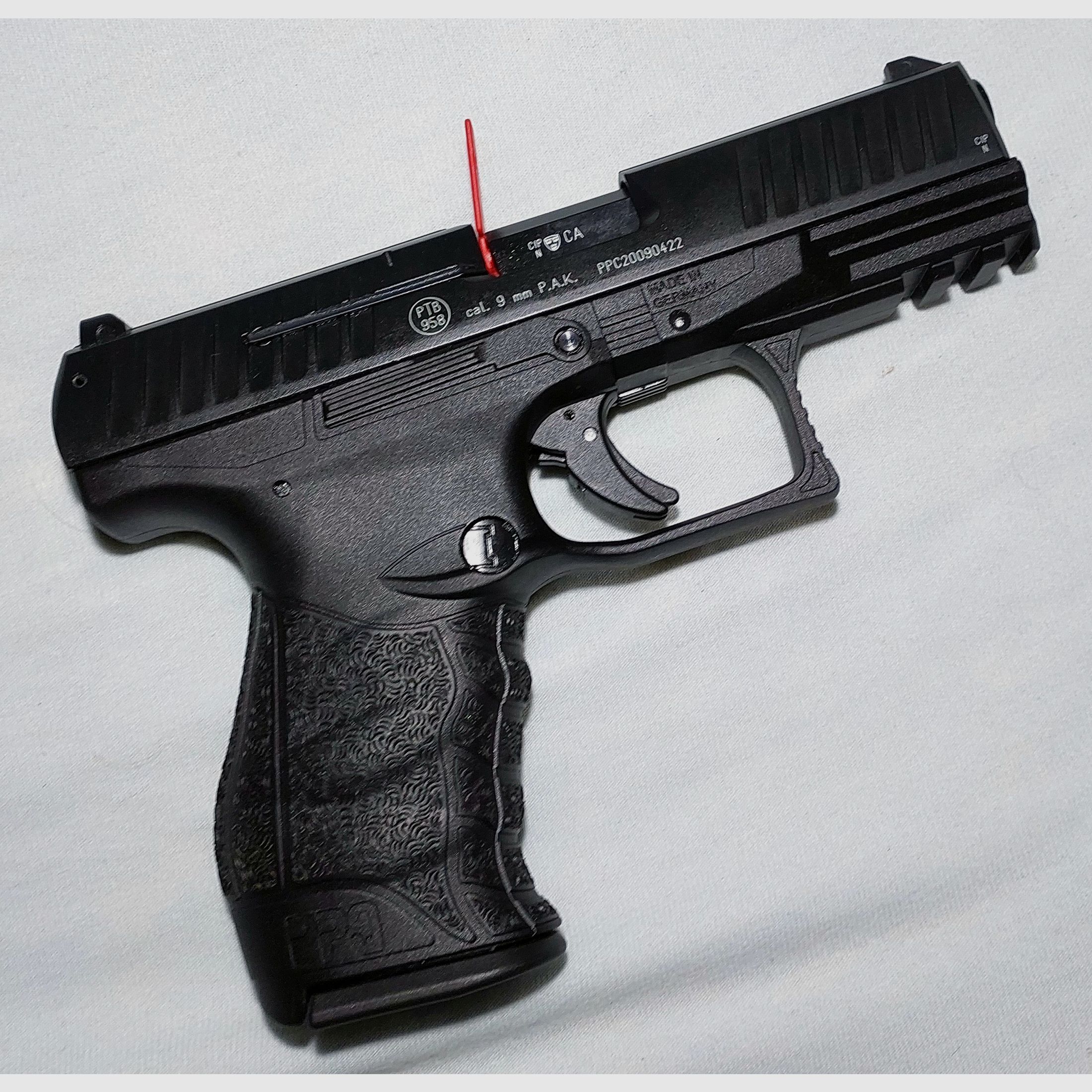 Walther PPQ M2 pistolet alarmowy 9mm P.A.K. czarny (PTB 958)
