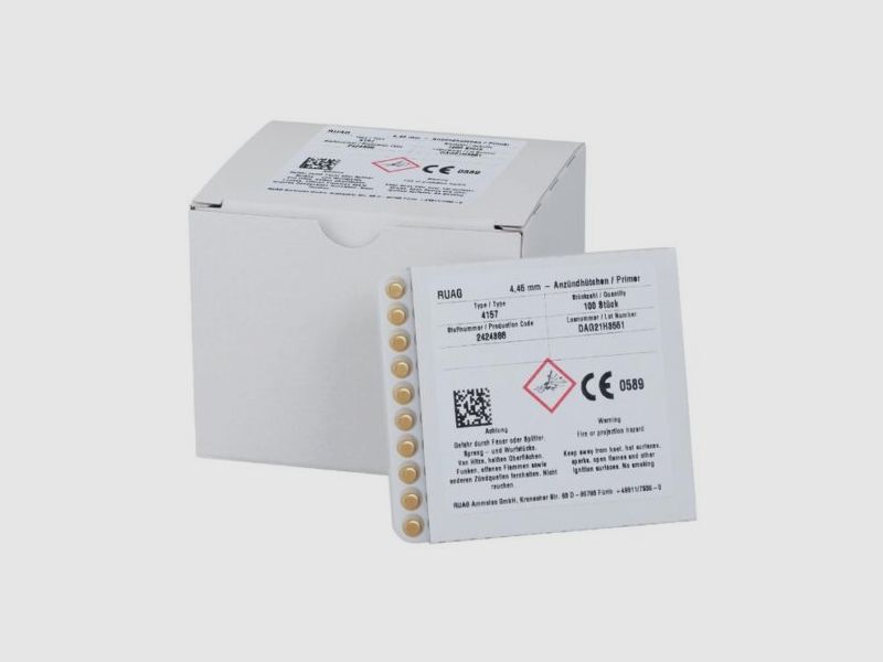 Geco Primers Small Rifle mm 4.45 box of 1000 – 4157