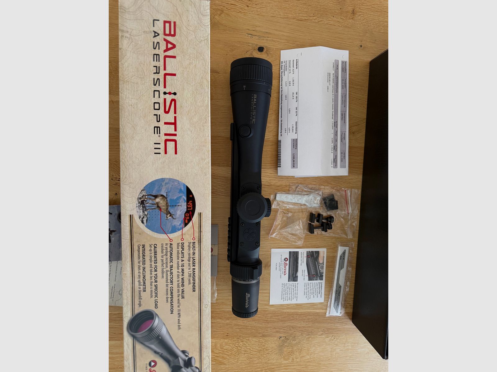 Burris Ballistic Laserscope 3 III 4-16x50 No 308 PRC Tikka 223 Creedmoor FPVO Wärmebild Nachtsicht Leica Swarovski Zeiss Kahles