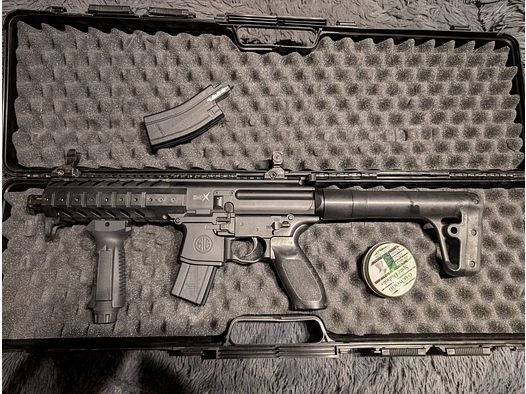Sig Sauer MPX  co2  4,5 mm Diabolo