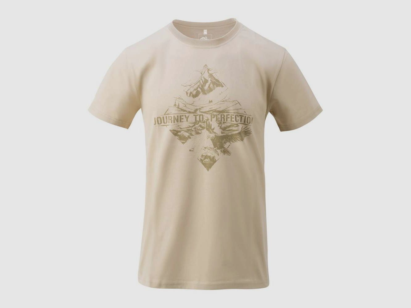 HELIKON TEX MOTTO T-SHIRT  MOUNTAIN STREAM KHAKI