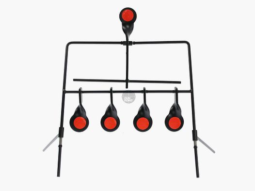 SILHOUETTE DE RÉINITIALISATION EN MÉTAL ALLEN - cible mobile en métal