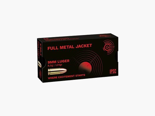 Geco full metal jacket 8.0g/124grs.