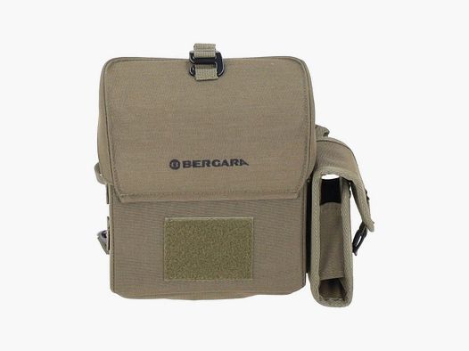 Bolsa para binoculares Bergara con estuche para telémetro Caqui.