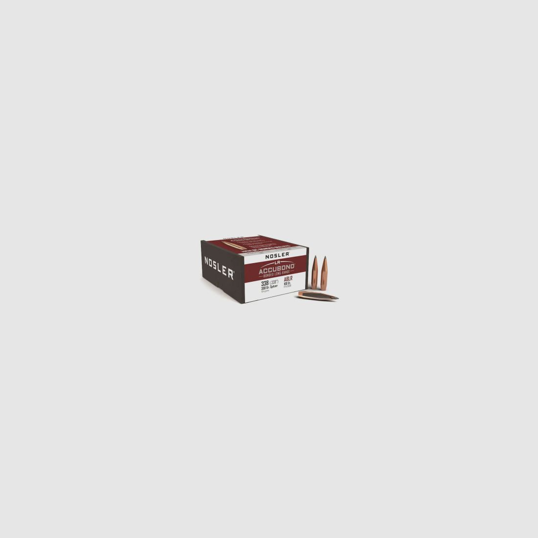 Proiettile Nosler .338/.338 Accubond 300GR Bonded Tipped Boat Tail 100 pezzi