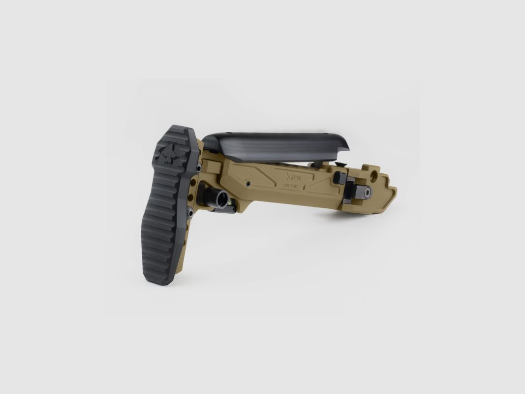 KPYK adjustable folding stock for AK CRC 9033 Coyote Tan