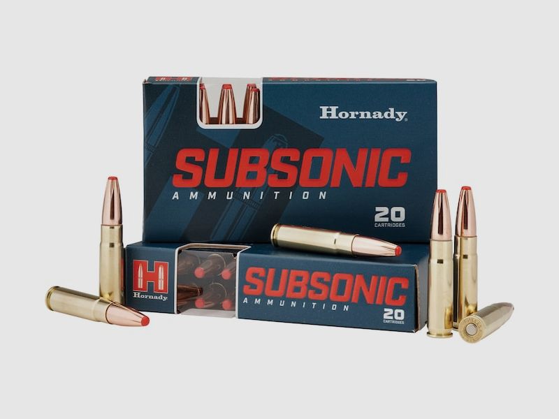 Hornady Subsonic 7,62x39 255GR Sub-X 20 Patronen