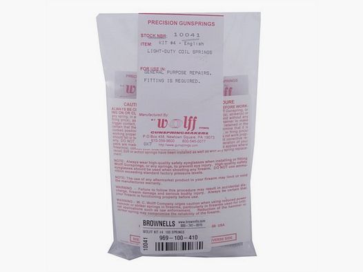 WOLFF SPRĘŻYNY LEKKIE – ZESTAW WOLFF #4