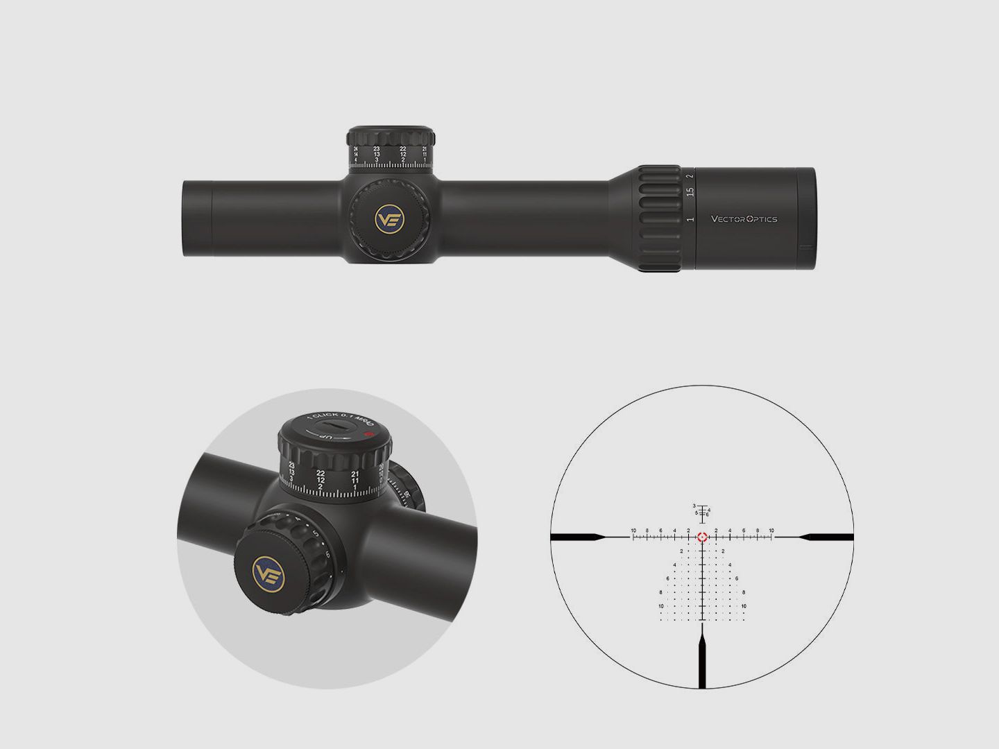 Vector Optics SCFF-62 Continental x10 1-10×28 ED RAR-C MIL