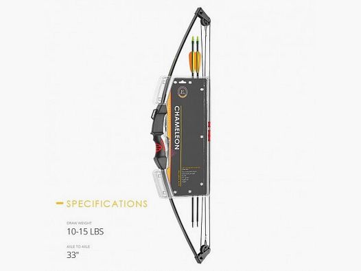 Zasdar Kinderbogen Chameleon / Explorer 15 lbs. + Set