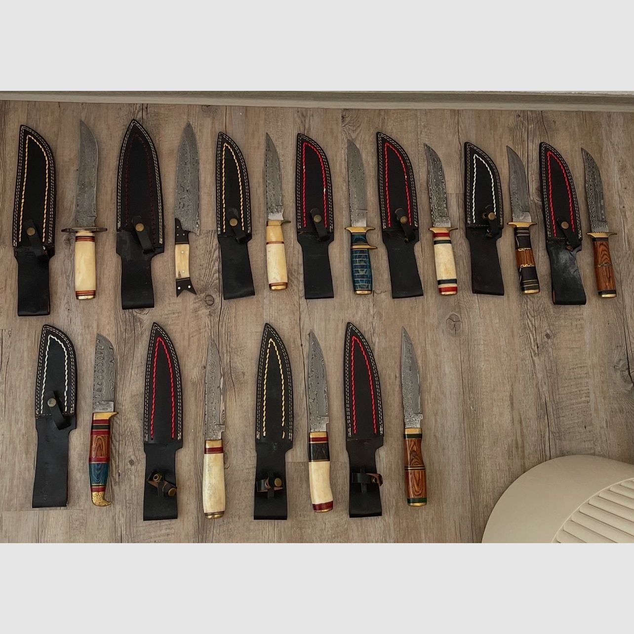 Coltelli in damasco – 11 pezzi fatti a mano | Caccia e outdoor