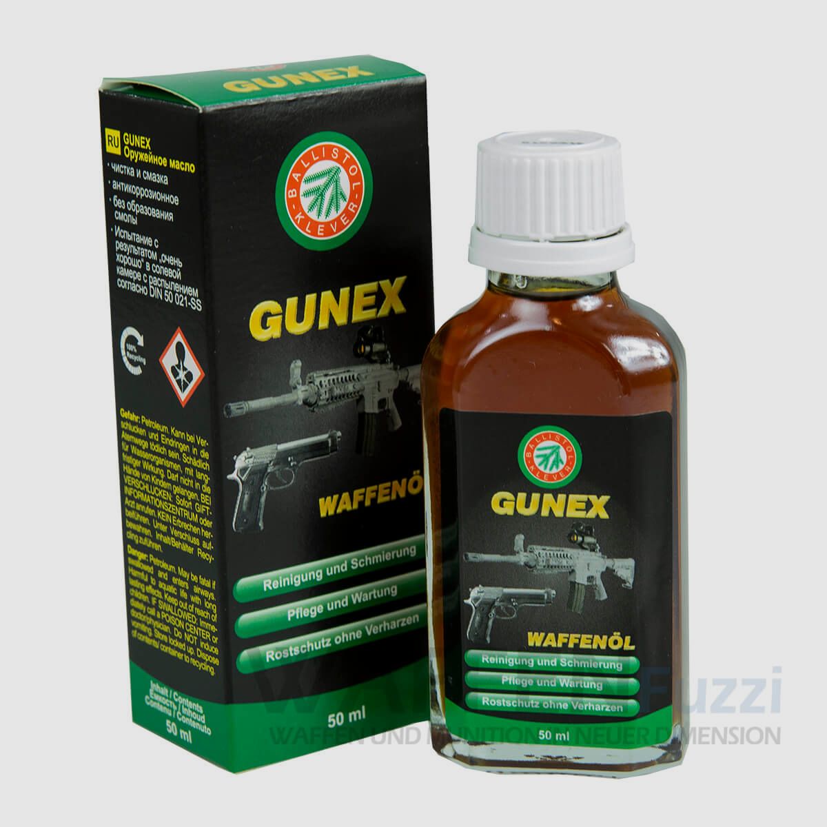 Gunex Waffenöl 50ml Flasche