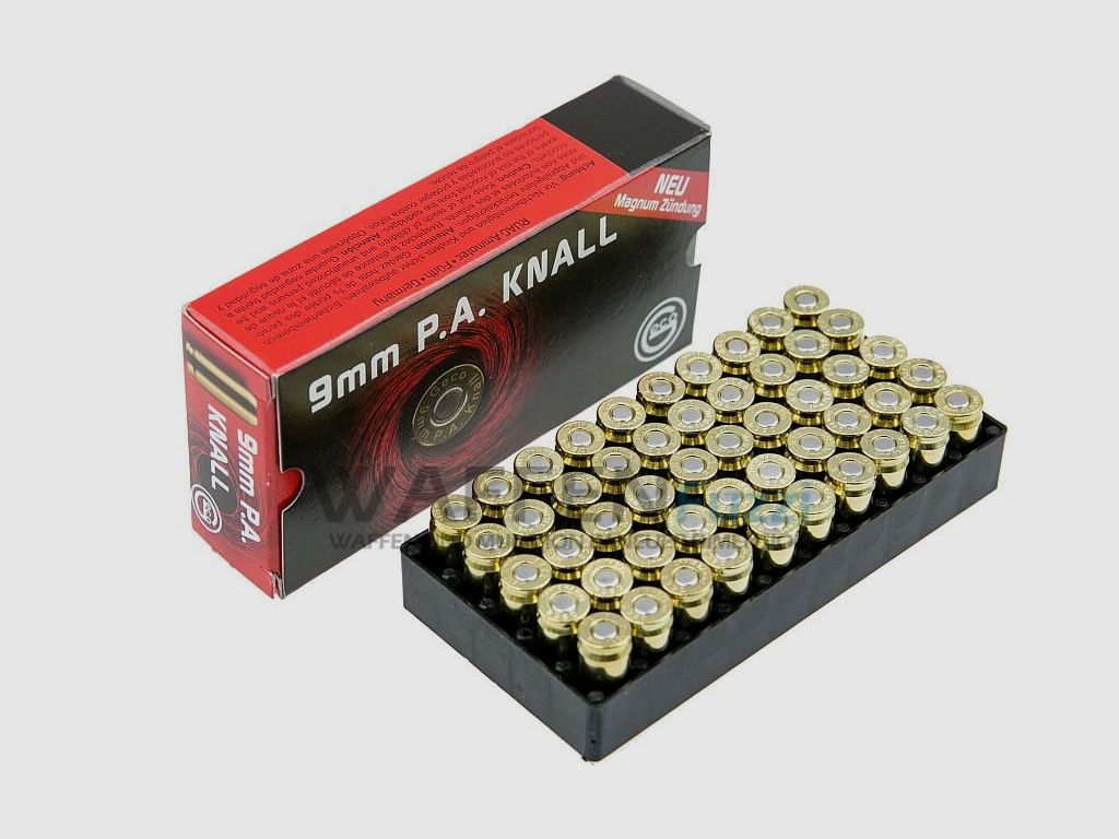 Geco 9 mm P.A.Knall 50 Schuss