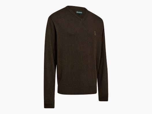 Harrington Strickpullover mit V-Ausschnitt - – Größe: S