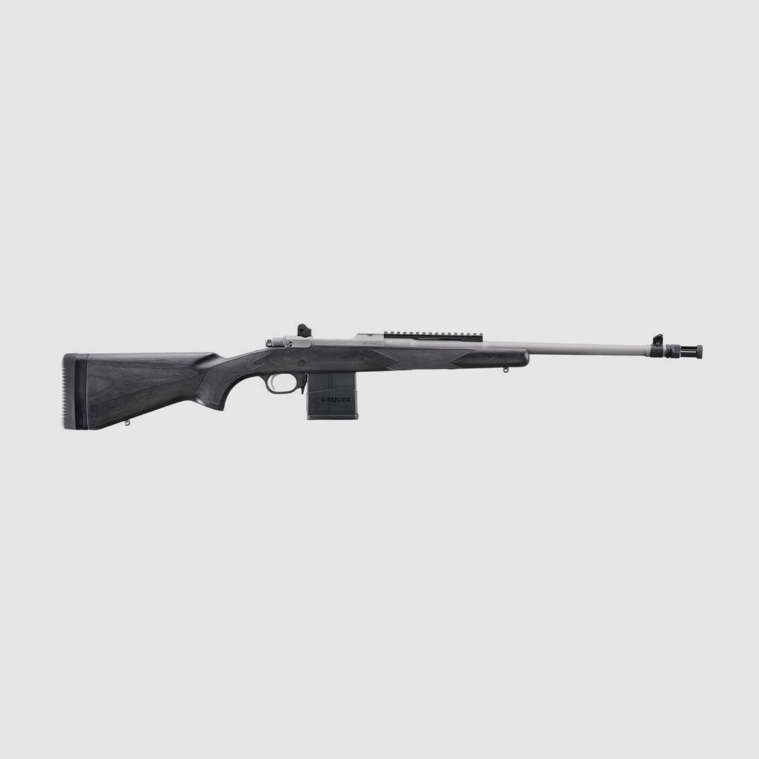 Ruger SCOUT RIFLE .308 WIN 18,7"/47,5CM 5/8"-24 LINKSHAND SCHWARZ