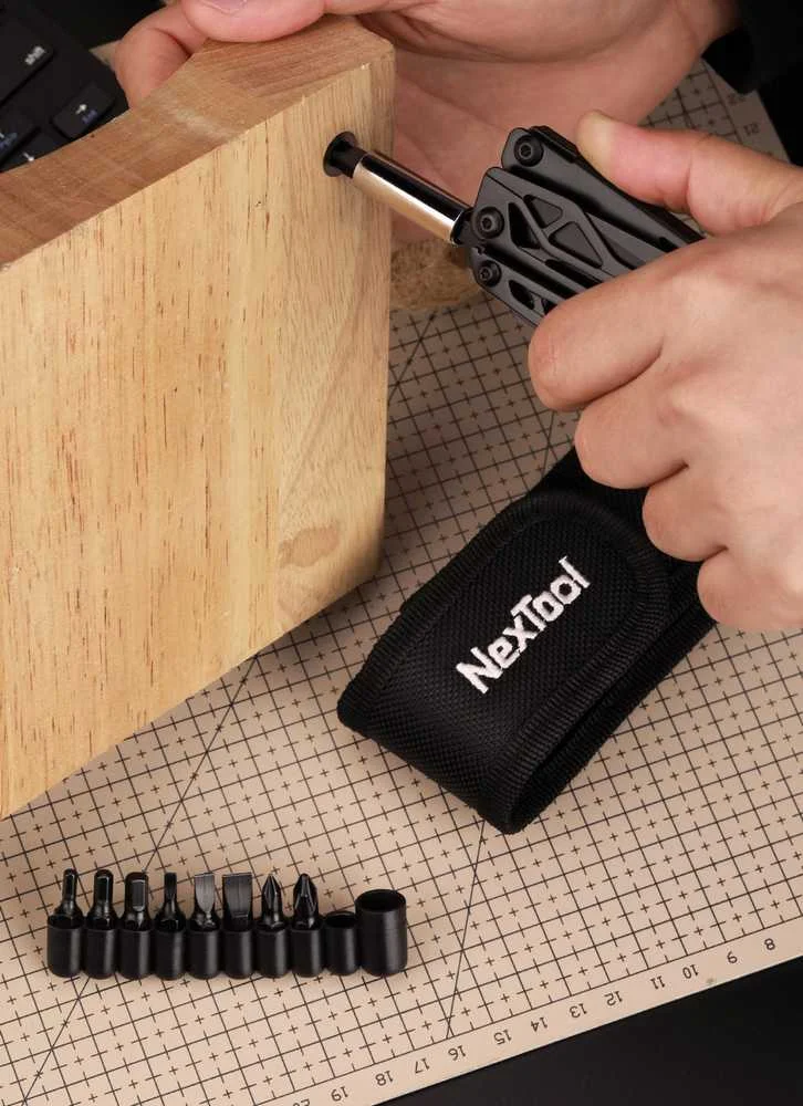 NexTool Black Knight 11-in-1 multitool + belt pouch, image 40 of 48