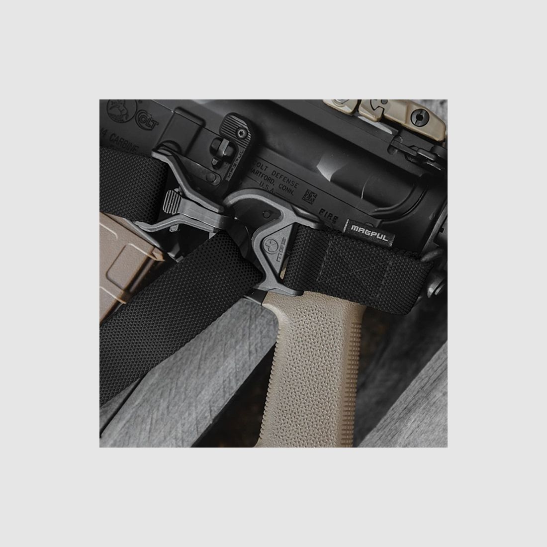 MAGPUL MS3 GEN2 Een/Twee Punten Sling met QD voor Geweer (Zwart), afbeelding 8 van 8