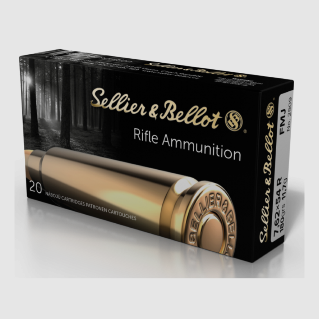 7.62x54R S&B FMJ 180gr VE20