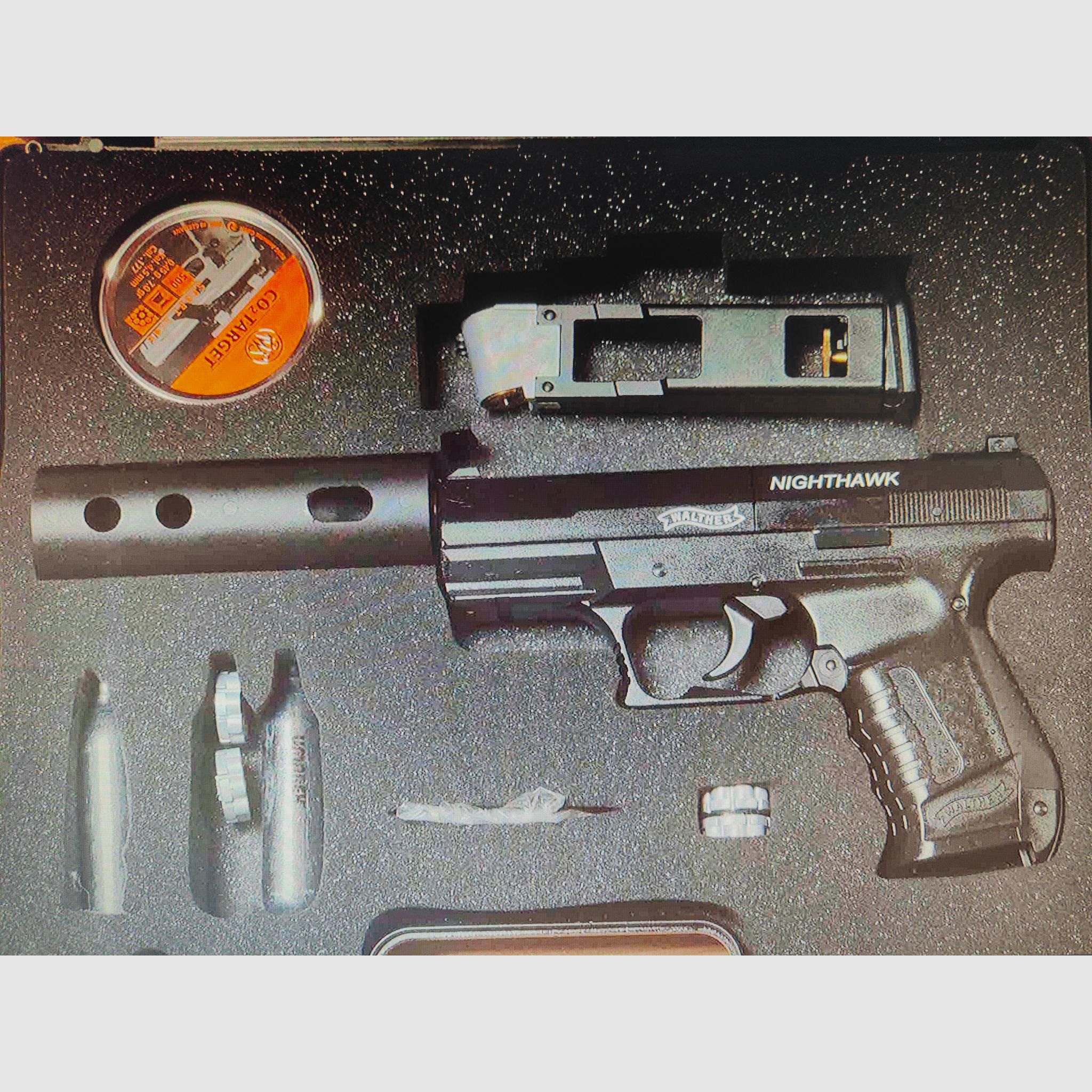 Walther NightHawk 4,5 mm (.177) Diabolo, CO₂, < 3,5 J