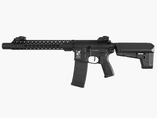 AR15 SilentOps DMR ALPHA Vollmetall Delta Armory Schwarz S-AEG Airsoft Gewehr Frei ab 18 Jahren