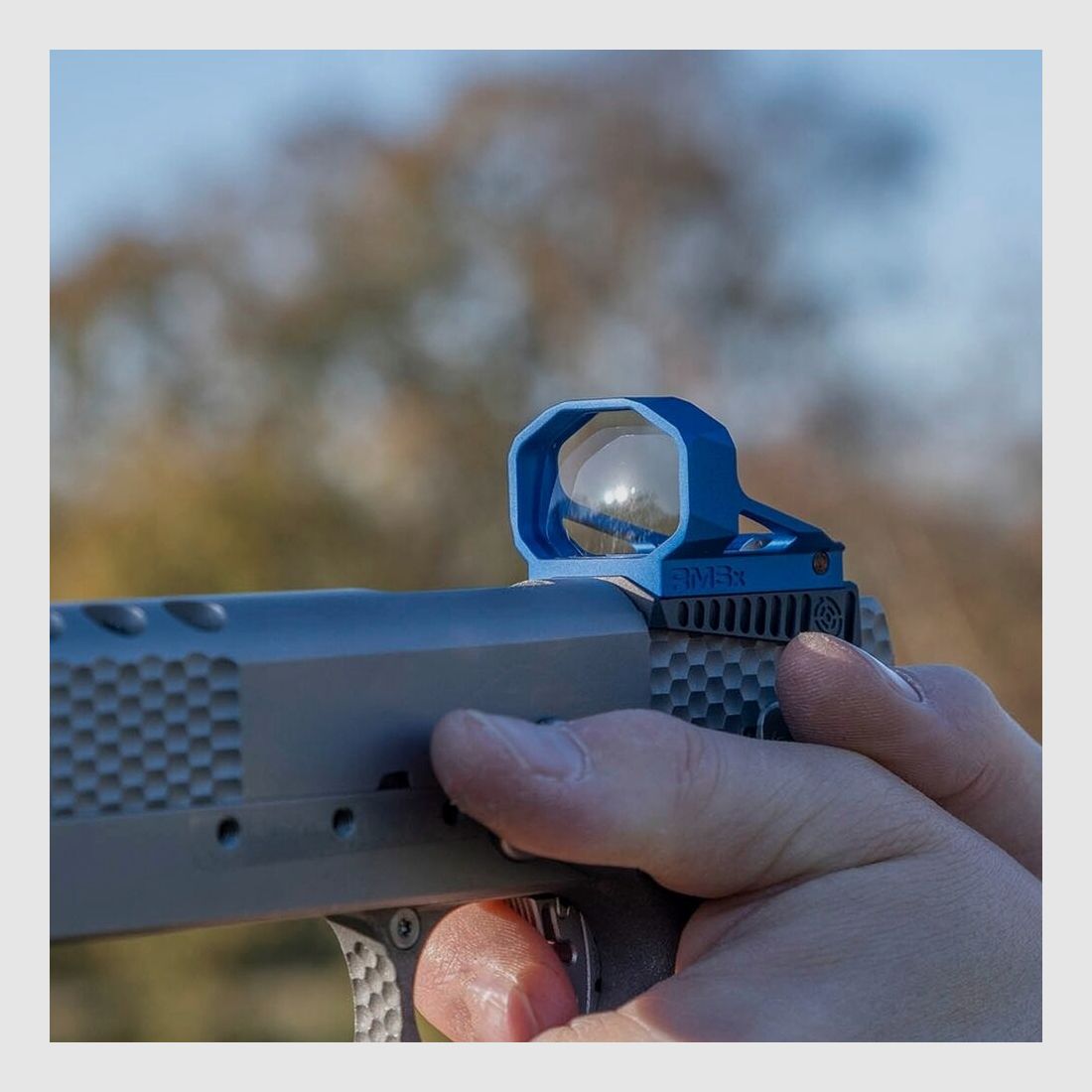 Shield Rotpunktvisier RMSx 8 MOA Dot Blue -