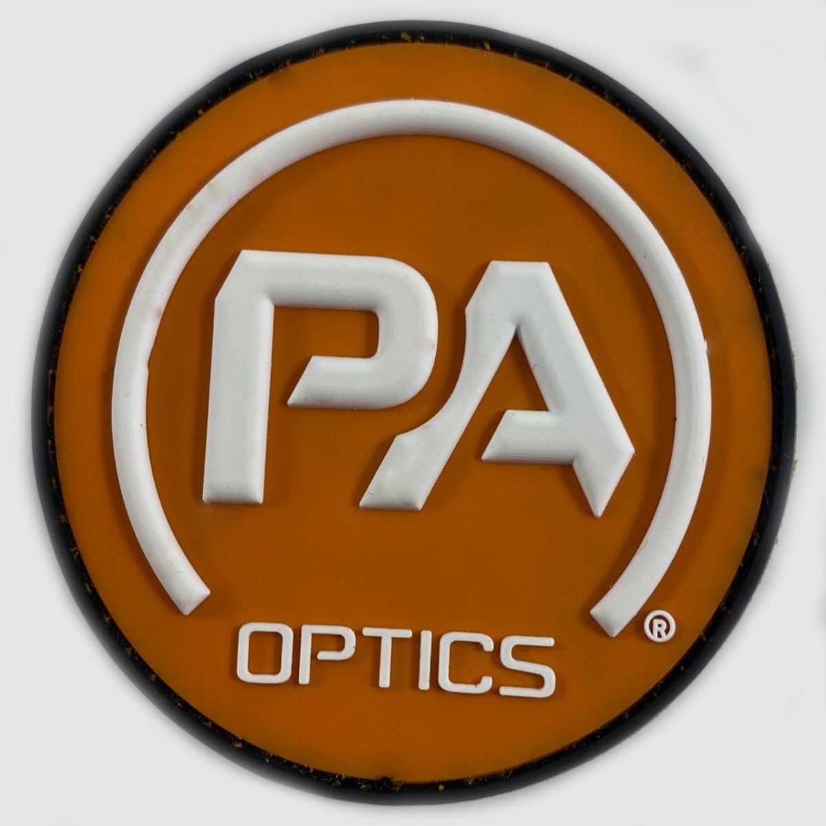 PVC patch with logo and Velcro