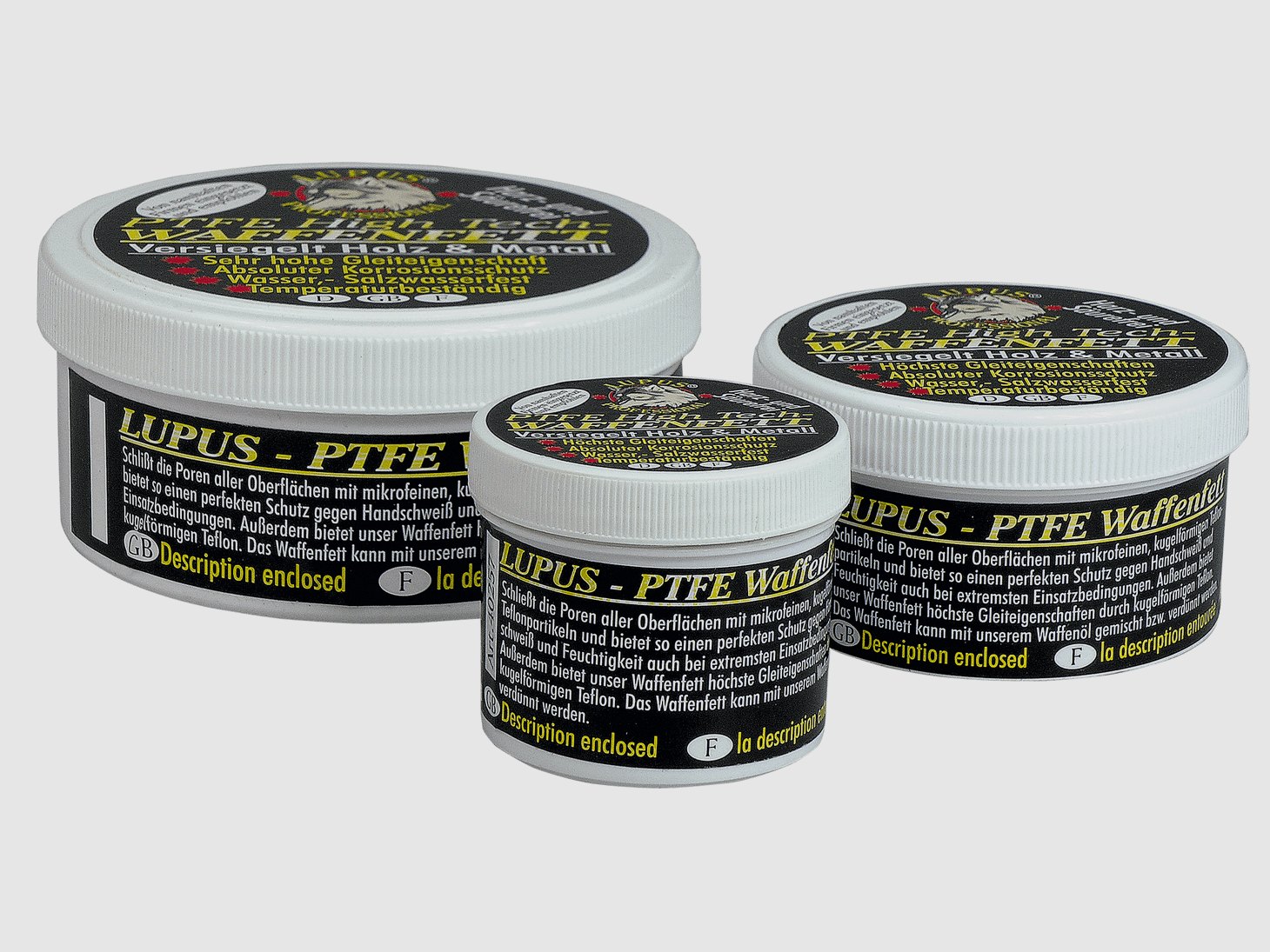 Grasa de arma Teflon Lupus