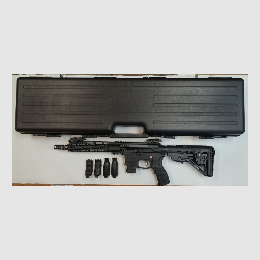 GWMH AG Semi-Automatic Rifle GWMH SPC-HUNTER A4 10" (SWISS PISTOL CARBINE) BLACK Cal..45ACP AR15 Glock Magazine